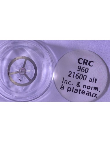 BALANCIER COMPLET MONTRE CRC 960 A PLATEAU INC. NORM. 21600 ALT. (SKU.81)