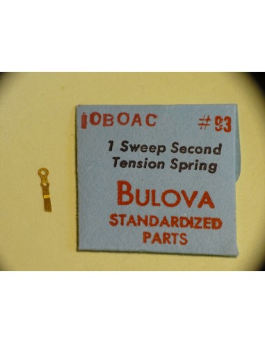 PIÈCE MONTRE HORLOGERIE BULOVA 10BOAC SWEEP SECOND TENSION SPRING