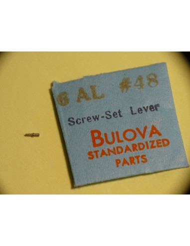 PIÈCE MONTRE HORLOGERIE BULOVA 6AL  SCREW-SET LEVER