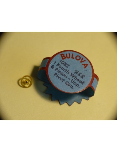 PIÈCE MONTRE HORLOGERIE BULOVA 10BZ FOURTH WHEEL PIN.UPP.PIVOT CO.