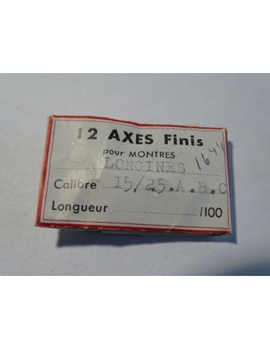 PIECE HORLOGERIE 1 AXE DE BALANCIER POUR MONTRE LONGINES 15/25 A. B. C.