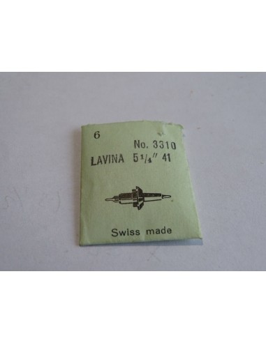 PIÈCE HORLOGERIE 1 AXE DE BALANCIER POUR MONTRE LAVINA 5¼" 41