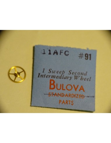 PIÈCE MONTRE HORLOGERIE BULOVA 11AFC SWEEP SECOND INTERMED. WHEEL