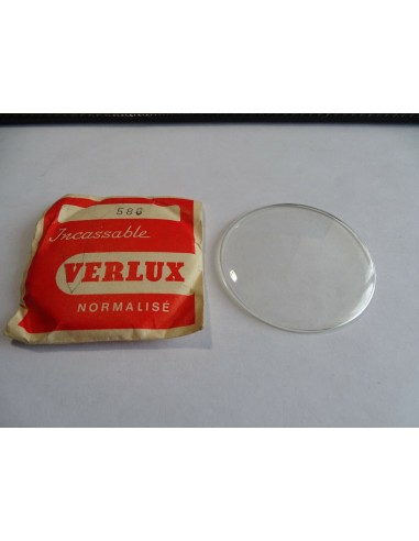 HORLOGER MONTRE VERRE LENTILLE VERLUX NORMALISÉ DIAMÈTRE 58.6 mm ACRYLIQUE