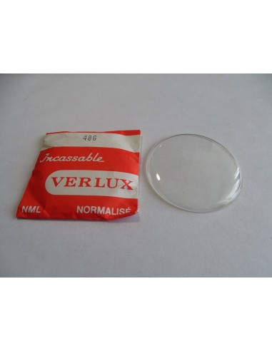 HORLOGER MONTRE VERRE LENTILLE VERLUX NORMALISÉ DIAMÈTRE 48.6 mm ACRYLIQUE