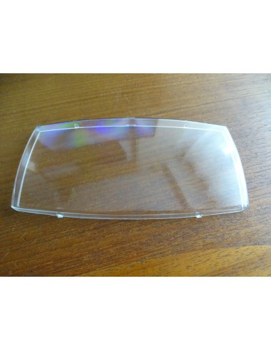 VERRE LUNETTE ACRYLIQUE  POUR REVEIL RECTANGLE BORDS ARRONDIS