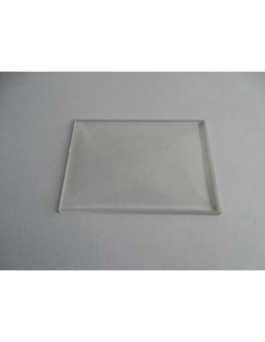 VERRE LUNETTE ACRYLIQUE  POUR REVEIL RECTANGLE 69.90 mm X 50.80 mm