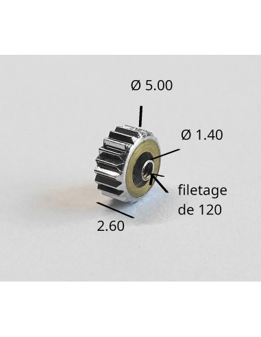 COURONNE DE REMONTOIR MONTRE ÉTANCHE CHROMÉE