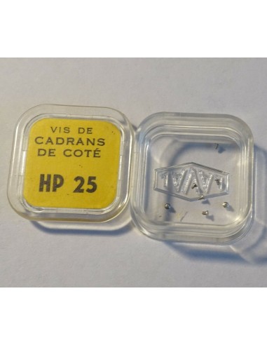 PIÈCE HORLOGERIE VIS DE CADRAN DE COTÉ HP 25