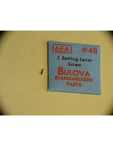 PIÈCE MONTRE HORLOGERIE BULOVA 6EA SETTING LEVER SCREW