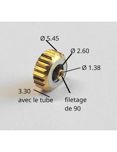 COURONNE REMONTOIR MONTRE PLAQUÉE