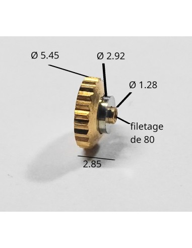 MONTRE COURONNE REMONTOIR PLAQUÉE OR ANTI POUSSIERE