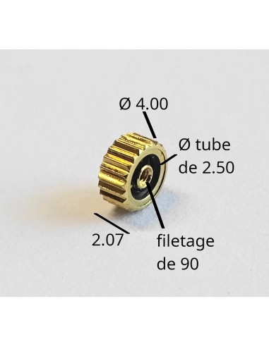 MONTRE COURONNE REMONTOIR ÉTANCHE PLAQUÉE JAUNE