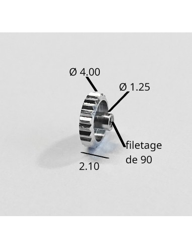 MONTRE COURONNE REMONTOIR PUNAISE CHROMÉE