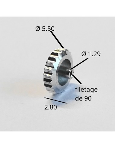 MONTRE COURONNE REMONTOIR CHROMÉE