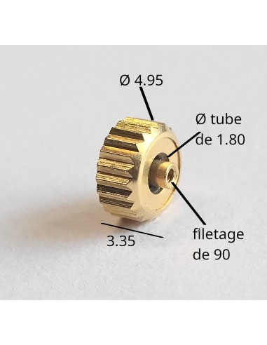 MONTRE COURONNE REMONTOIR PLAQUÉE ÉTANCHE