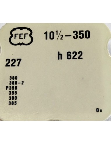 ROUE DE SECONDE MONTRE FEF 10½ 350 ET DÉRIVÉS