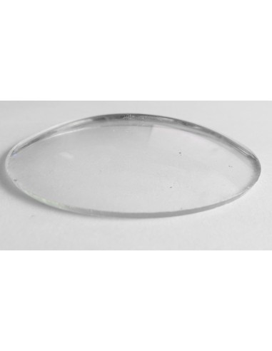 VERRE BOMBÉ MINÉRAL RÉVEIL PENDULE DIAMÈTRE 6 CM HAUTEUR 1 CM